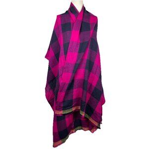 As Found But Very Soft & Nice Cashmere Armond Diradourian Scarf Plaid